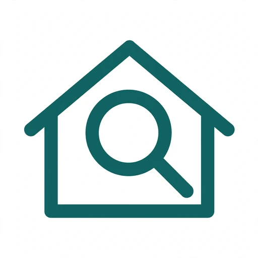 Roof inspection checklist icon
